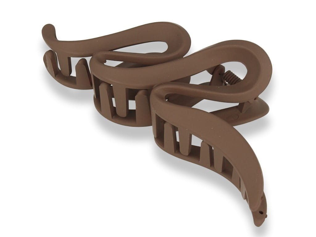 Orientana, Klamra spinka do włosów podwójna brązowa slow