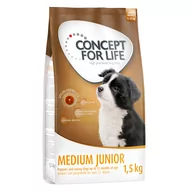 Sucha karma dla psów - Concept for Life Medium Junior - 4 x 1,5 kg - miniaturka - grafika 1
