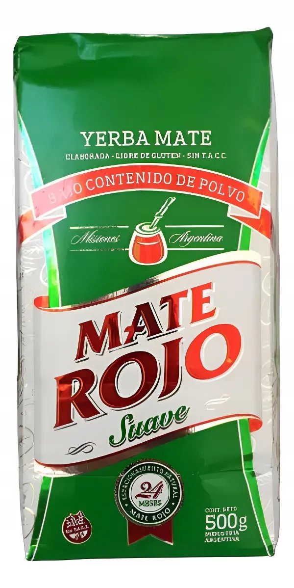 Yerba Mate Rojo Suave 500g - Argentyńska Delikatna