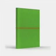 Notesy i bloczki - Like U Notatnik B6 Fun S kratka jasnozielony/pomarańczowy - Like U - miniaturka - grafika 1