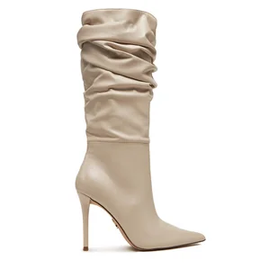 Kozaki Steve Madden Schmooze SM11003453 Écru - Kozaki damskie - miniaturka - grafika 1