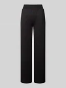 Spodnie sportowe damskie - Spodnie dresowe o kroju regular fit z mieszanki bawełny model ‘MONOGRAM’ - miniaturka - grafika 1