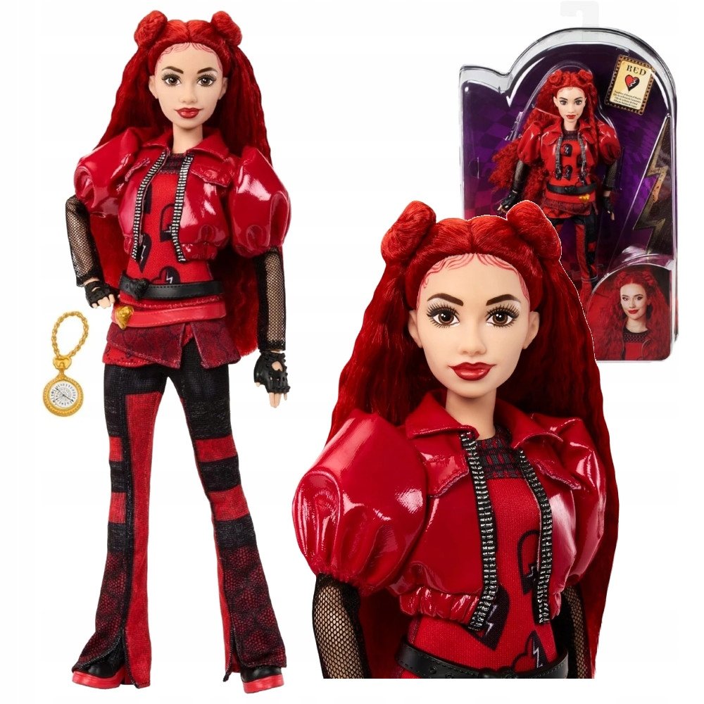 Descendants Następcy Lalka Red Córka Królowej Kier 30 CM Disney HWT93