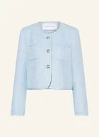Marynarki i żakiety damskie - Mrs & Hugs Żakiet Pudełkowy Z Bouclé blau - miniaturka - grafika 1