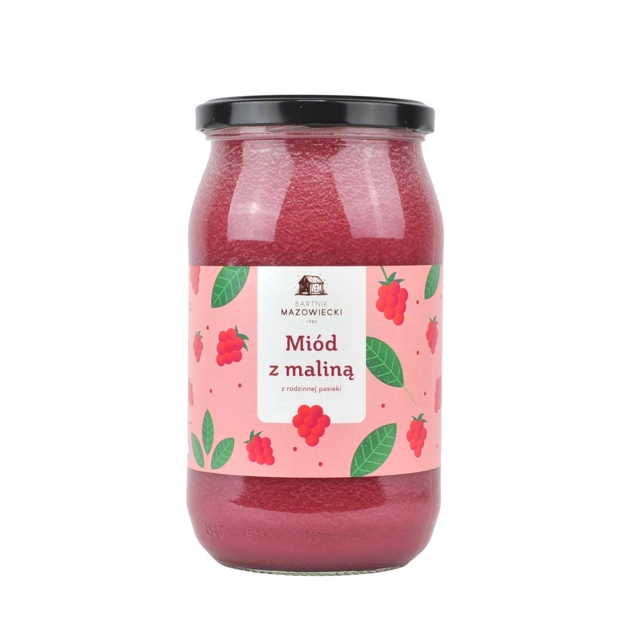 Miód z maliną 1000 g / Bartnik Mazowiecki
