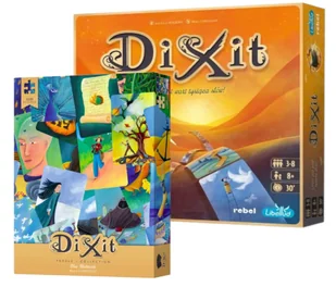 Pakiet Dixit, Puzzle 1000 el. Dixit Blue MishMash z unikatową kartą do gry - gra - Puzzle - miniaturka - grafika 1