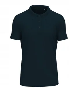 Koszulka POLO Męska Polówka Elastic BAWEŁNA STEDMAN 9640 GRANAT Morski XXL - Koszulki męskie - miniaturka - grafika 1
