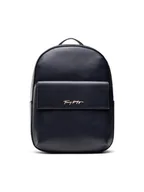 Plecaki - Tommy Hilfiger Plecak Iconic Tommy Backpack AW0AW11074 Granatowy - miniaturka - grafika 1