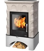 Piece wolnostojące - ABX Piec kaflowy Britania cokół biały - Ahorn - miniaturka - grafika 1
