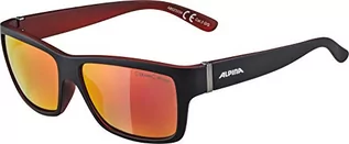 Okulary przeciwsłoneczne - Alpina Unisex - Dorośli, KACEY Okulary przeciwsłoneczne, black matt-red/red, One Size A8523334 - grafika 1