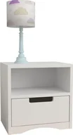 Szafy i szafki dla dzieci - Elior Szafka nocna dla dziecka Pinokio 5X - biała - miniaturka - grafika 1