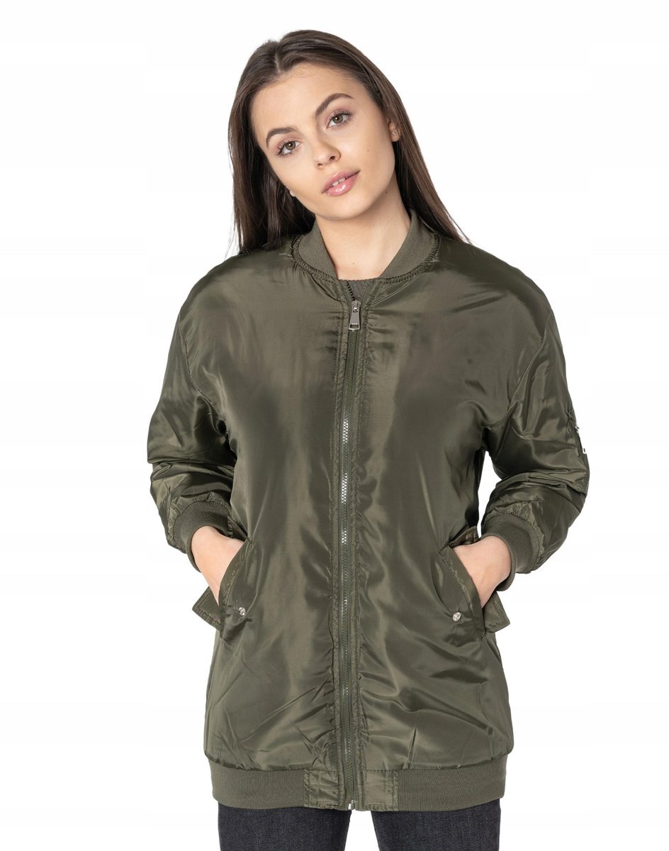 Kurtka Damska Przejściowa Bomber Jacket 1690-03 M