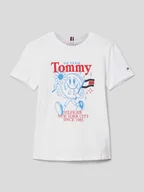 Koszulki dla chłopców - T-shirt z nadrukiem z logo model ‘FUN’ - miniaturka - grafika 1