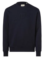 Bluzy męskie - Gant - Męska bluza nierozpinana, niebieski - miniaturka - grafika 1