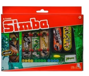 Simba 103302164  Finger Deska skateboardowa Mega zestaw, różne zabawki - Akcesoria do skatingu - miniaturka - grafika 1