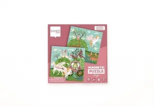 Puzzle magnetyczne 20x2 + książka Księżniczki - Puzzle - miniaturka - grafika 1