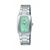 Zegarki damskie - Zegarek Casio Classic  LTP-1165PA-3CEF Srebrny - miniaturka - grafika 1