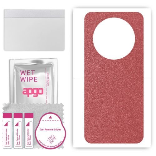 folia naklejka skórka strukturalna na TYŁ do Realme 12 5G - Różowy Pastel Matowy - apgo SKINS