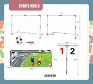 Zabawki i gry sportowe - Dwie Bramki z Tablicą Punktową + Akcesoria - miniaturka - grafika 1