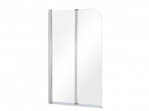 BESCO PNP-2S PRIME 2 parawan nawannowy 2-skrzydłowy przejrzyste szkło 90 x 140 - Parawany nawannowe - miniaturka - grafika 1