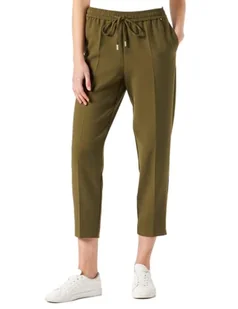 BOSS Damskie spodnie C_talima, Ciemnozielony 303, 38 PL - Spodnie damskie - miniaturka - grafika 1