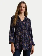 Bluzki damskie - LAUREN RALPH LAUREN Bluzka 200957047 Granatowy Regular Fit - miniaturka - grafika 1