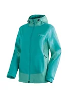 Kurtki damskie - Maier Sports Brocken W damska kurtka przeciwdeszczowa, wodoszczelna, 2 kieszenie zewnętrzne + kieszeń wewnętrzna, krój Regular Fit - miniaturka - grafika 1