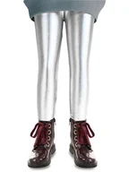 Legginsy - Denokids Legginsy w kolorze srebrnym - miniaturka - grafika 1