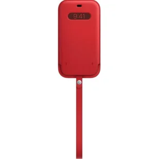 Apple Skórzany futerał z MagSafe do iPhonea 12 | 12 Pro (PRODUCT)RED MHYE3ZM/A - Etui i futerały do telefonów - miniaturka - grafika 1