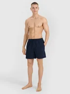 Kąpielówki męskie - 4F Spodenki plażowe męskie - granatowe L - miniaturka - grafika 1
