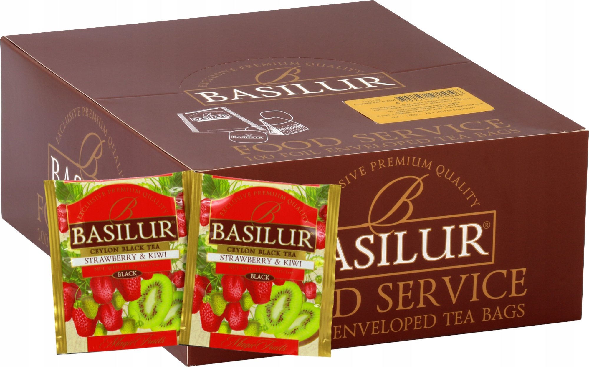 Basilur Strawberry Kiwi herbata czarna owoc HoReCa