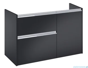 Roca Gap Pro szafka z koszem cargo lewa 98x45x63 CZARNY DĄB A857904532 | - Szafki łazienkowe - miniaturka - grafika 1