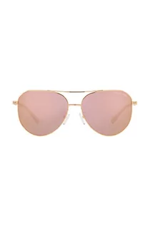 Okulary przeciwsłoneczne - Michael Kors okulary przeciwsłoneczne damskie kolor różowy - grafika 1