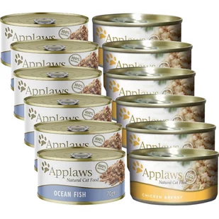 Applaws Cat Mix Smaków 12x70g PUSZKA - Mokra karma dla kotów - miniaturka - grafika 1