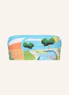 Stroje kąpielowe - Seafolly Góra Od Bikini Bandeau Sunset blau - miniaturka - grafika 1