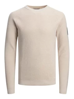 Swetry męskie - Jack & Jones Sweter "Classic" w kolorze kremowym - grafika 1