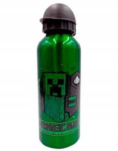 bidon aluminiowy z ustnikiem MINECRAFT Creeper 500ml - Bidony dla dzieci - miniaturka - grafika 1