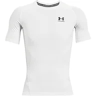 Koszulki męskie - Under Armour Koszulka UA HG Armour Comp SS-WHT - M 1361518-100_M - miniaturka - grafika 1