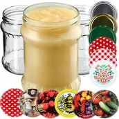 Pojemniki kuchenne - 24x Słoik Szklany 500ml Na Przetwory Zakrętka fi82 - miniaturka - grafika 1