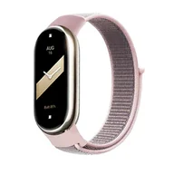 Akcesoria do smartwatchy - opaska pasek bransoleta NYLON Xiaomi Mi Band 8 pudrowa - miniaturka - grafika 1