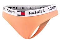 Majtki damskie - TOMMY HILFIGER MAJTKI STRINGI DAMSKIE THONG PEACH UW0UW02198 TD9 - Rozmiar: XS - miniaturka - grafika 1