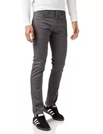 Spodnie męskie - Enzo Spodnie chinosy męskie, szary, 28W / 30L - miniaturka - grafika 1