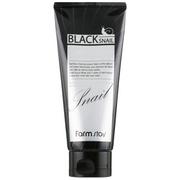 Pianki do mycia twarzy - Farmstay Farmstay Black Snail Deep Cleansing Foam - 180 ml 2100211 - miniaturka - grafika 1