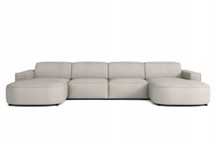 Sofa modułowa w kształcie U California narożnik tkanina Luna beżowy - Narożniki - miniaturka - grafika 1