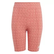 Rajstopy - adidas Dziewczęce rajstopy (1/2) G Bluv2 Bkrtig, Semi Coral Fusion/Pulse Magenta/White, IB8911, 164 - miniaturka - grafika 1