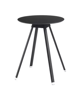 Niski stolik Sol fi 690 mm, z okrągłym blatem, plastikowy, do domu, do kawiarni, na zewnątrz - Taborety i hokery - miniaturka - grafika 1