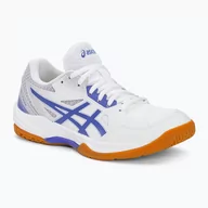 Buty sportowe damskie - Buty do siatkówki damskie ASICS Gel-Task 3 white/sapphire - miniaturka - grafika 1