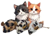 Zabawki dla kotów - ZABAWKA DLA KOTA MYSZKA ZESTAW 3 szt. w Łatki - miniaturka - grafika 1