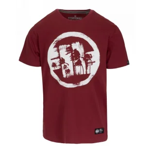 PITBULL Light Weight 170 Basic Logo Palms '25 - Bordowa - Odzież taktyczna i umundurowanie - miniaturka - grafika 1