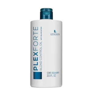 LENDAN Dodatek do rozjaśniacza Anti yellow BLOND CONTROL OIL Plex Forte - 650ml - Farby do włosów i szampony koloryzujące LENDAN Dodatek do rozjaśniacza Anti yellow BLOND CONTROL OIL Plex Forte - 650ml - Farby do włosów i szampony koloryzujące - miniaturka - grafika 1